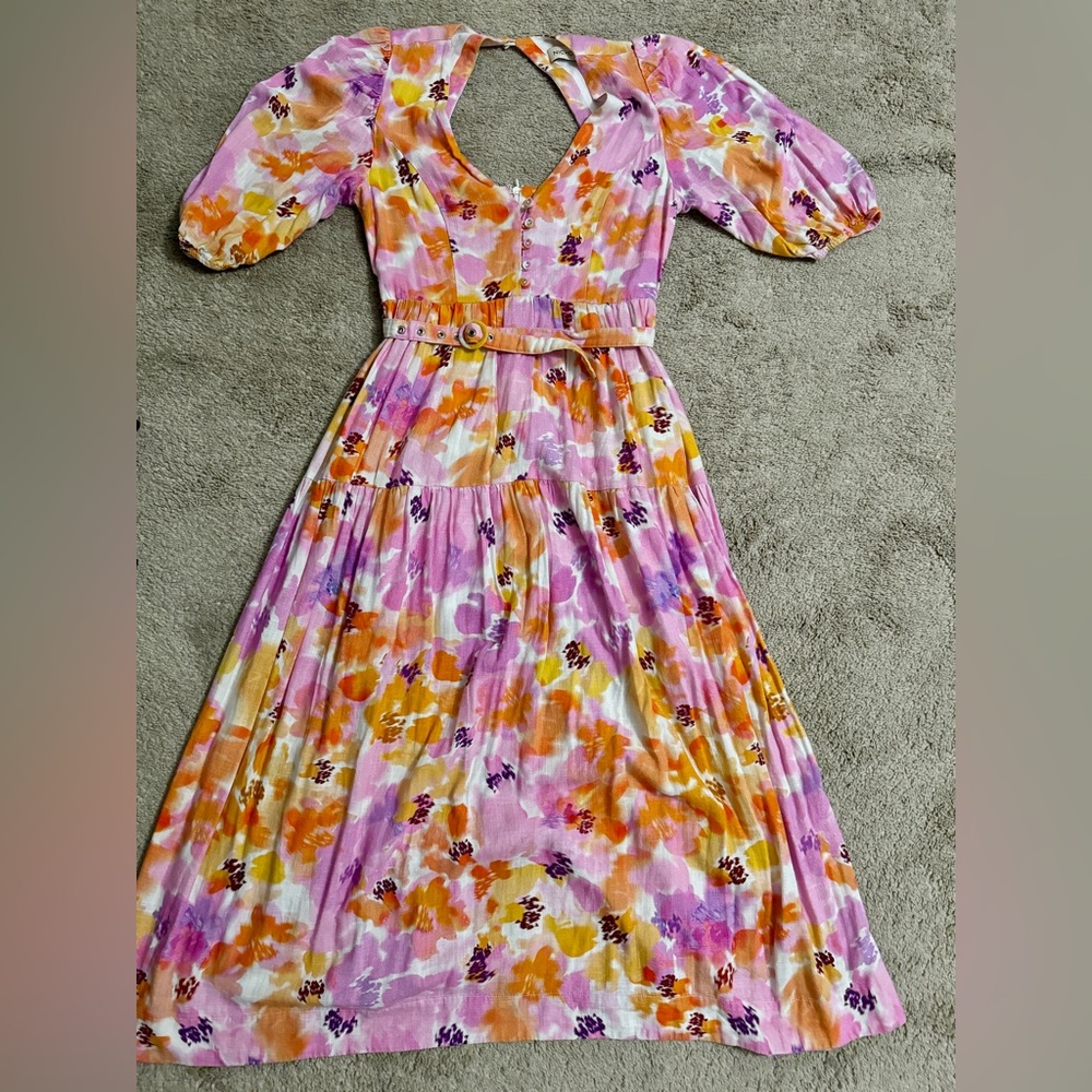 Nicholas Midi Dress Size 6